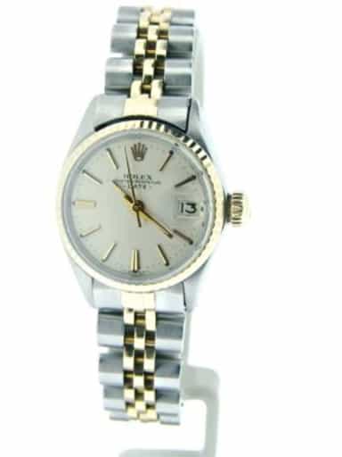 Ladies Rolex Two-Tone 14K/SS Date Silver  6517 (SKU 1817063MT)