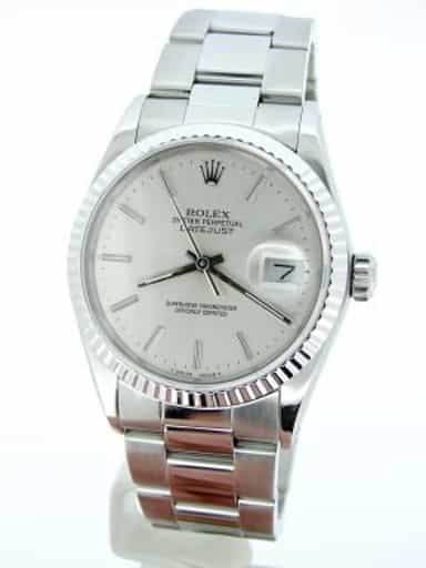 Mens Rolex Stainless Steel Datejust Silver  16234 (SKU R593123MT)
