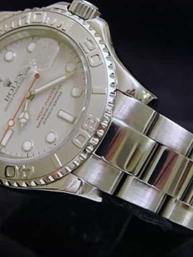 Mens Rolex Stainless Steel & Platinum Yacht-Master Platinum  16622 (SKU A863202MT)