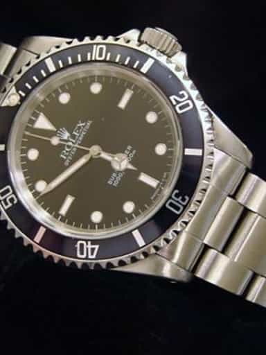 Mens Rolex Stainless Steel Submariner Black  14060 (SKU T500577NNBCMT)