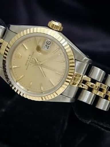 Ladies Rolex Two-Tone 18K/SS Date Champagne 69173 (SKU 8614948MT)