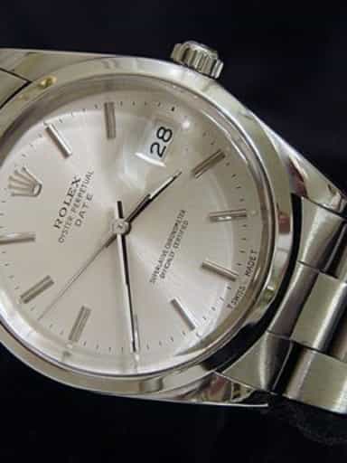 Mens Rolex Stainless Steel Date Silver  15000 (SKU R305086MT)