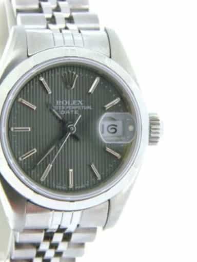 Ladies Rolex Stainless Steel Date Gray Slate  69190 (SKU R788083AMT)