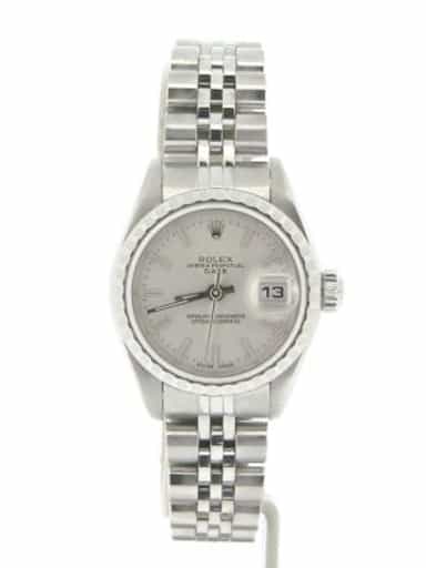 Ladies Rolex Stainless Steel Date Silver  79240 (SKU Y938732NMT)