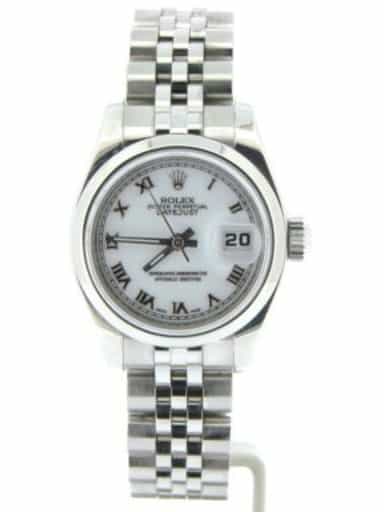 Ladies Rolex Stainless Steel Datejust White Roman 179160 (SKU Z487450AMT)