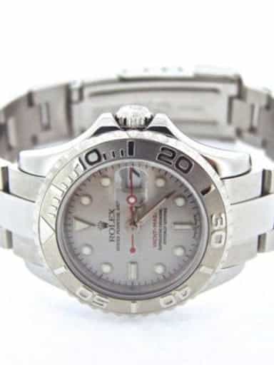 Ladies Rolex Stainless Steel & Platinum Yacht-Master  169622 (SKU Y295340AMT)