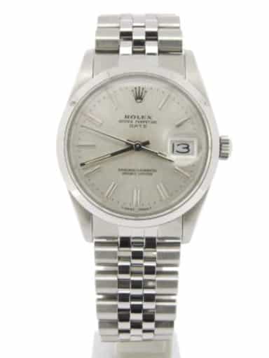 Mens Rolex Stainless Steel Date Silver  15000 (SKU 853830NMT)