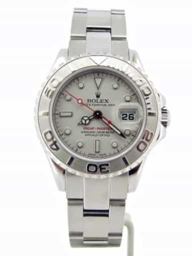 Ladies Rolex Steel and Platinum Yacht-Master Watch 169622 (SKU D499987NMT)