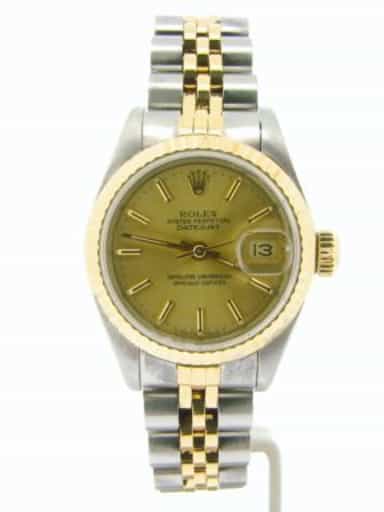 Ladies Rolex Two-Tone 18K/SS Datejust Champagne  69173 (SKU X125279NMT)