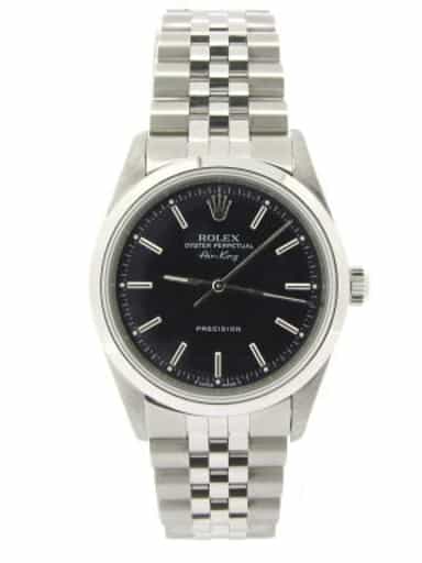 Mens Rolex Stainless Steel Air-King Black  14000 (SKU U630206NJUBCMT)