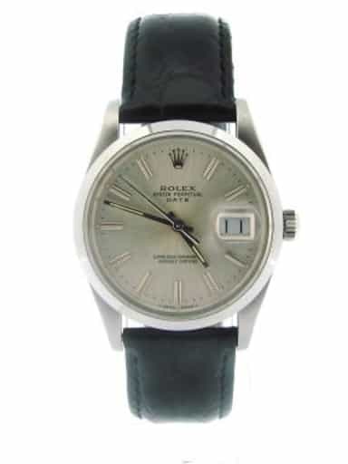 Mens Rolex Stainless Steel Date Silver  15000 (SKU 8853830NBLKMT)
