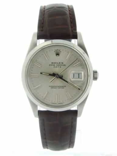 Mens Rolex Stainless Steel Date Silver  15000 (SKU 8853830NBRNMT)