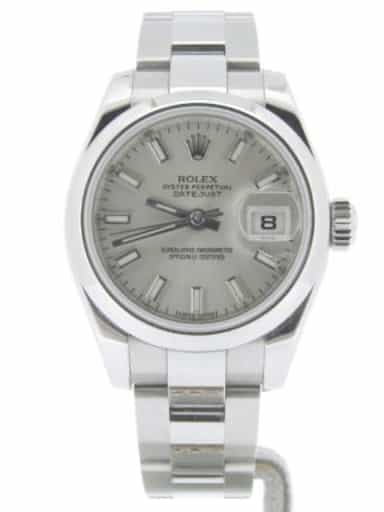 Ladies Rolex Stainless Steel Datejust Silver 179160 (SKU G596182AMT)