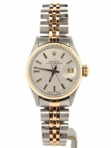 Ladies Rolex Two-Tone 14K/SS Date Silver  6517 (SKU 2161179NMT)