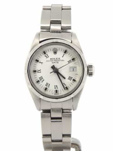 Ladies Rolex Stainless Steel Date White Roman 6916 (SKU 6420425NMT)