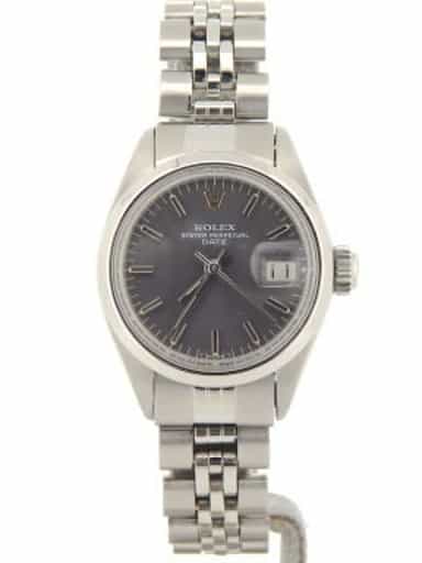 Ladies Rolex Stainless Steel Date Gray Slate  6916 (SKU 3939488NMT)