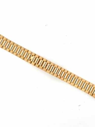 Ladies Aftermarket Yellow Gold 13mm Presidential Style Band for 26mm Rolex Models (SKU AFTL18KYGPBN)