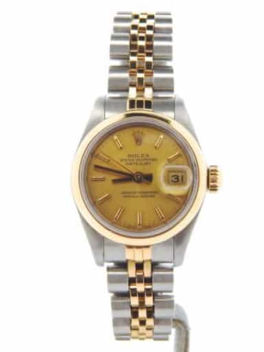 Ladies Rolex Two-Tone 18K/SS Datejust Champagne  69163 (SKU 9682136NMT)
