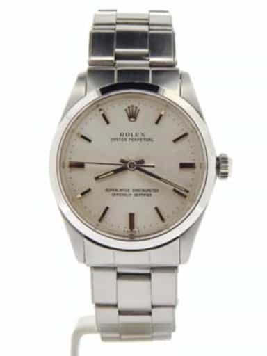 Mens Rolex Stainless Steel Oyster Perpetual Silver  1002 (SKU 1676732NNCMT)