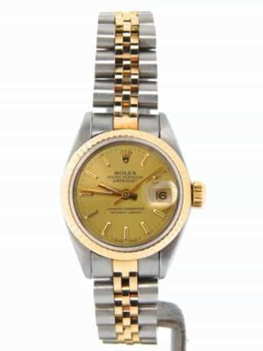 Ladies Rolex Two-Tone Datejust Champagne  69173 (SKU L897614NJUBMT)