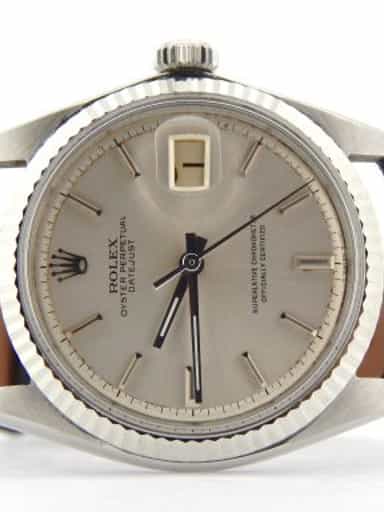 Mens Rolex Stainless Steel Datejust Silver  1601 (SKU 3761210NBCMT)