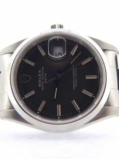 Mens Rolex Stainless Steel Date Gray Slate  15200 (SKU N144033NMT)