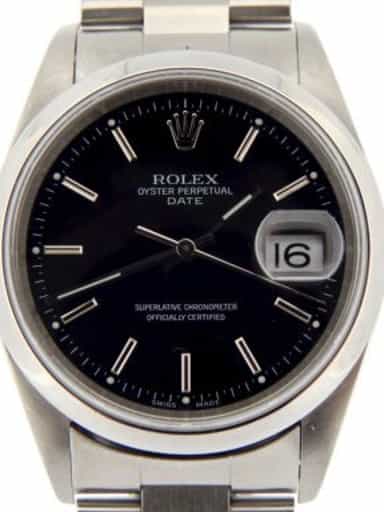 Mens Rolex Stainless Steel Date Black 15200 (SKU BF839207NMT)