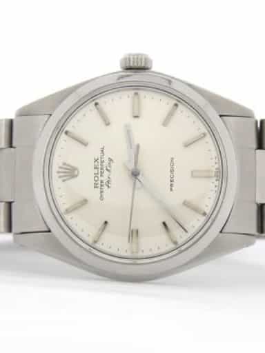 Mens Rolex Stainless Steel Air-King Silver  5500 (SKU 2271206CMT)