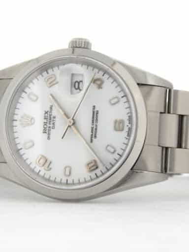 Mens Rolex Stainless Steel Date White Arabic 15200 (SKU T847739MT)