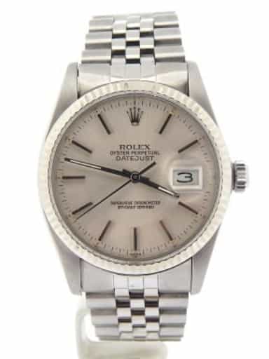 Mens Rolex Stainless Steel Datejust Silver 16014 (SKU 8667440MT)