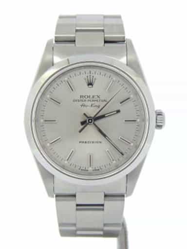 Mens Rolex Stainless Steel Air-King Silver  14000 (SKU U119962MCMT)