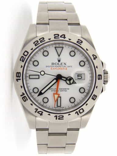 Mens Rolex Explorer II Ref 216570 42mm Stainless Steel White (SKU G426362MT)