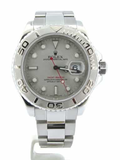 Mens 40mm Rolex Stainless Steel & Platinum Yacht-Master Ref. 16622 (SKU A894812NMT)