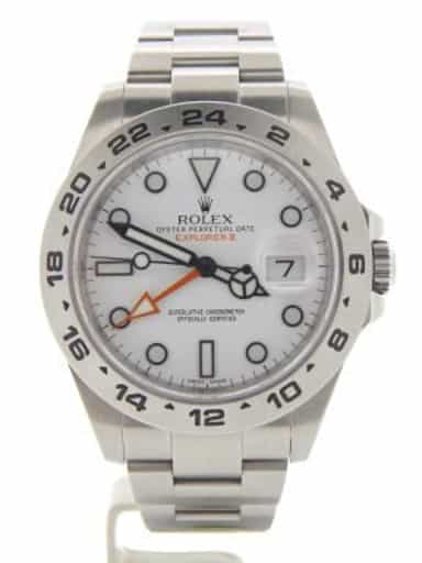 Mens Rolex Stainless Steel Explorer II 42mm White  216570 (SKU 216570E2NNMT)