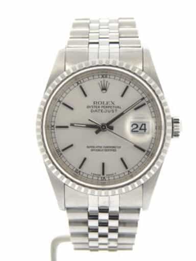 Mens Rolex Stainless Steel Datejust Silver  16220 (SKU A710224NDMT)