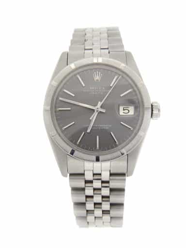 Mens Rolex Stainless Steel Date Watch 1501 with Slate Gray Dial (SKU 3914142MT)