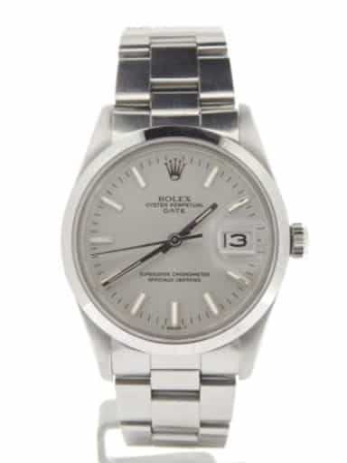 Mens Rolex Stainless Steel Date Silver  15000 (SKU 7238982NMT)