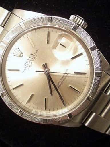 Mens Rolex Stainless Steel Date Silver 15010 (SKU 420AMT)