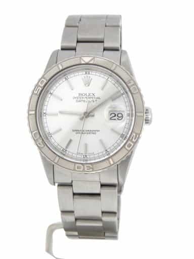 Mens Rolex Stainless Steel Datejust Turn-O-Graph Silver  16264 (SKU F180739MT)