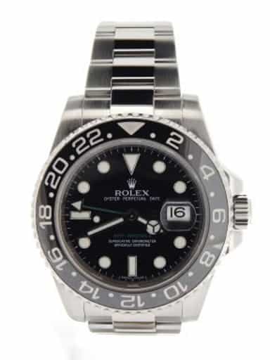 Mens Rolex Stainless Steel GMT Master II Black 116710 (SKU Z789927MT)