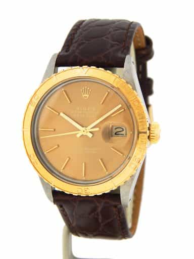 Mens Rolex Two-Tone Datejust Turn-O-Graph Bronze 16253 (SKU 8696960MT)