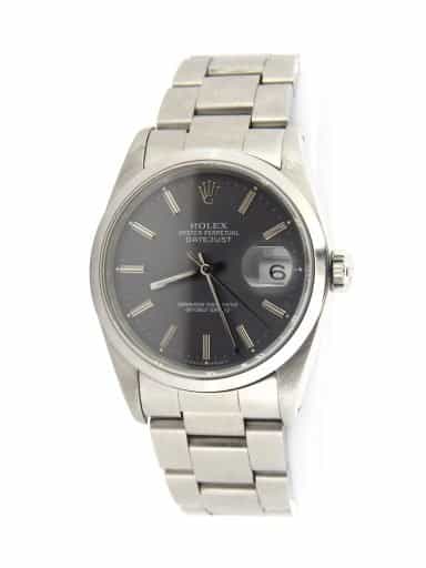 Mens Rolex Stainless Steel Datejust Slate 16200 (SKU X103425MT)