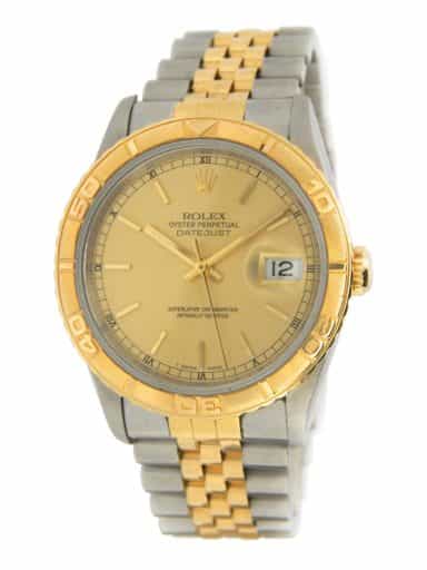 Mens Rolex Two-Tone Datejust Turn-O-Graph 16263 (SKU X338441JUBMT)
