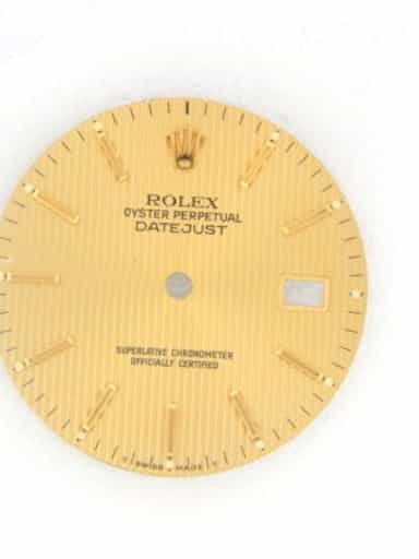 Pre Owned Mens Rolex Gold Tapestry Datejust Dial  (SKU DIAL0003)