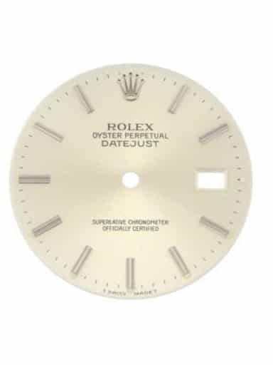 Pre Owned Mens Rolex Silver Datejust Dial (SKU DIAL0001)