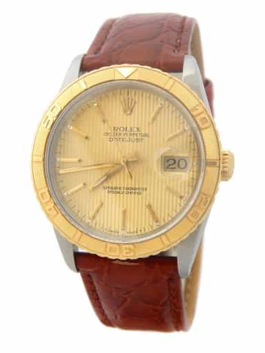 Mens Rolex Two-Tone Datejust Turn-O-Graph 16263 (SKU L864189RAMT)