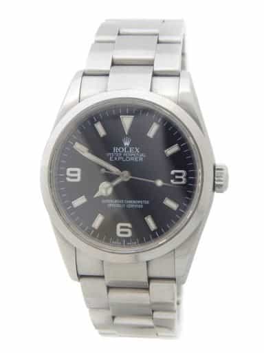Mens Rolex Stainless Steel Explorer I Watch 114270 (SKU M226272AMT)