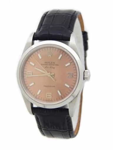 Mens Rolex Stainless Steel Air-King Salmon 14000 (SKU U879615LAMT)