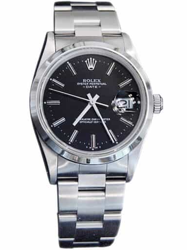 Mens Rolex Stainless Steel Date Black 15200 (SKU 869AMT)