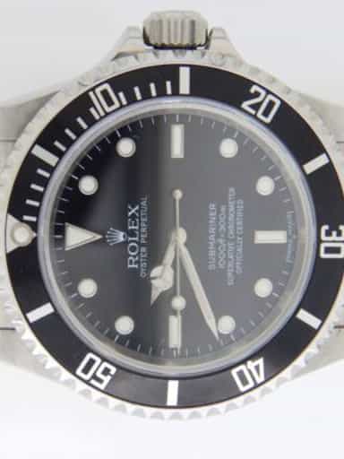 Mens Rolex Stainless Steel Black Submariner 14060M (SKU V970099AMT)